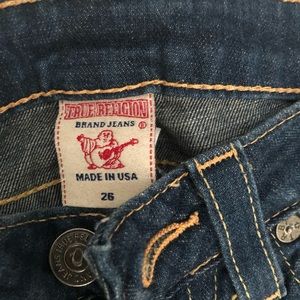 True Religion size 26 barely worn jeans